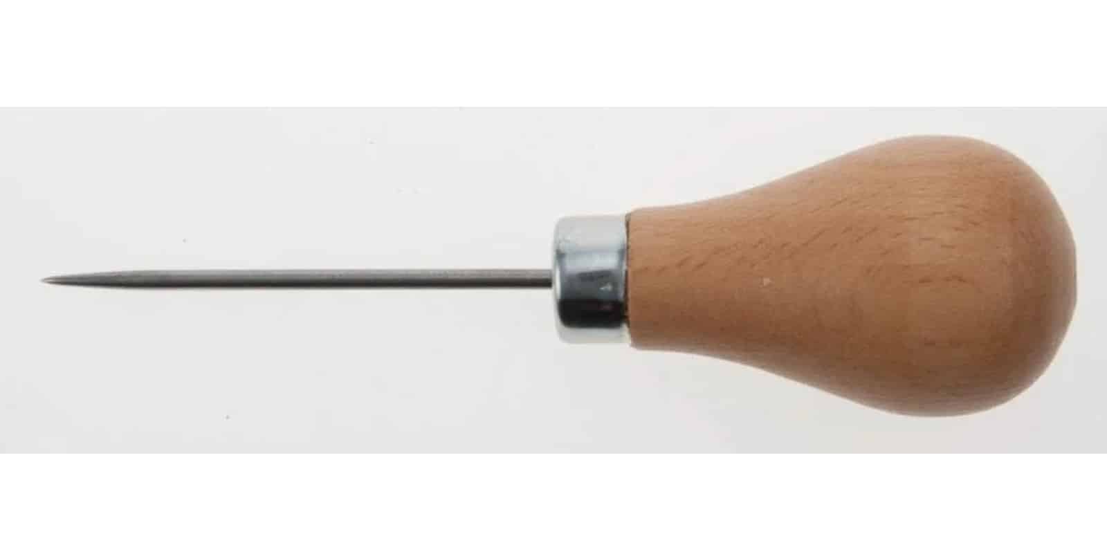 Barnsley clicker pointed awl for marking and scribing leather
