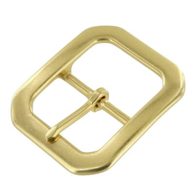 Buckleguy 1½ inch natural brass centre bar buckle