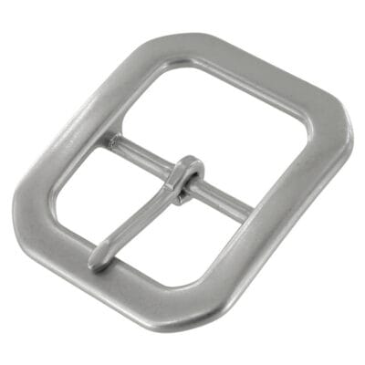 Buckleguy 1½ inch nickel matte centre bar buckle
