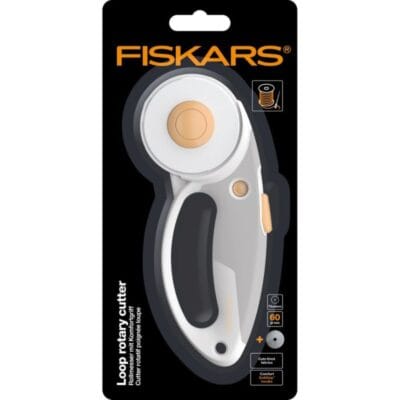 Fiskars 60mm rotary cutter retail packaging