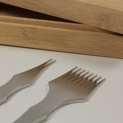 Kevin Lee 3.85mm French style pricking irons (2 and 8 tooth)