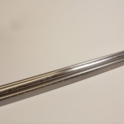 Maun safety ruler showing metric and imperial scales