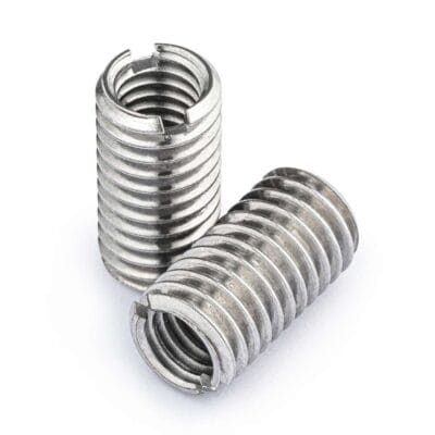 M8 to M5 stainless steel thread reducer inserts (pair)