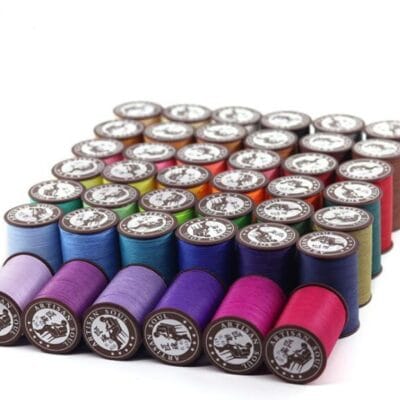 Full set of Artisan round waxed polyester thread 0.55mm leathercraft colours