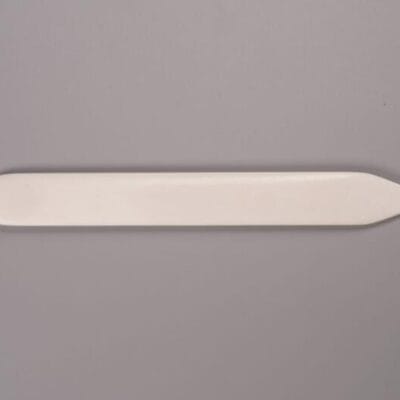 Bone folder tool for creasing and polishing leather