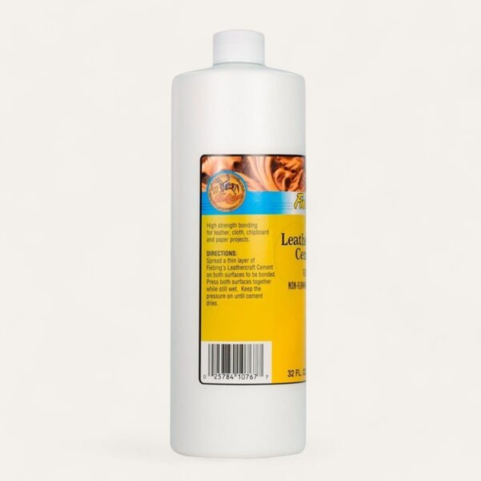 Side view of Fiebing’s leathercraft cement 946ml