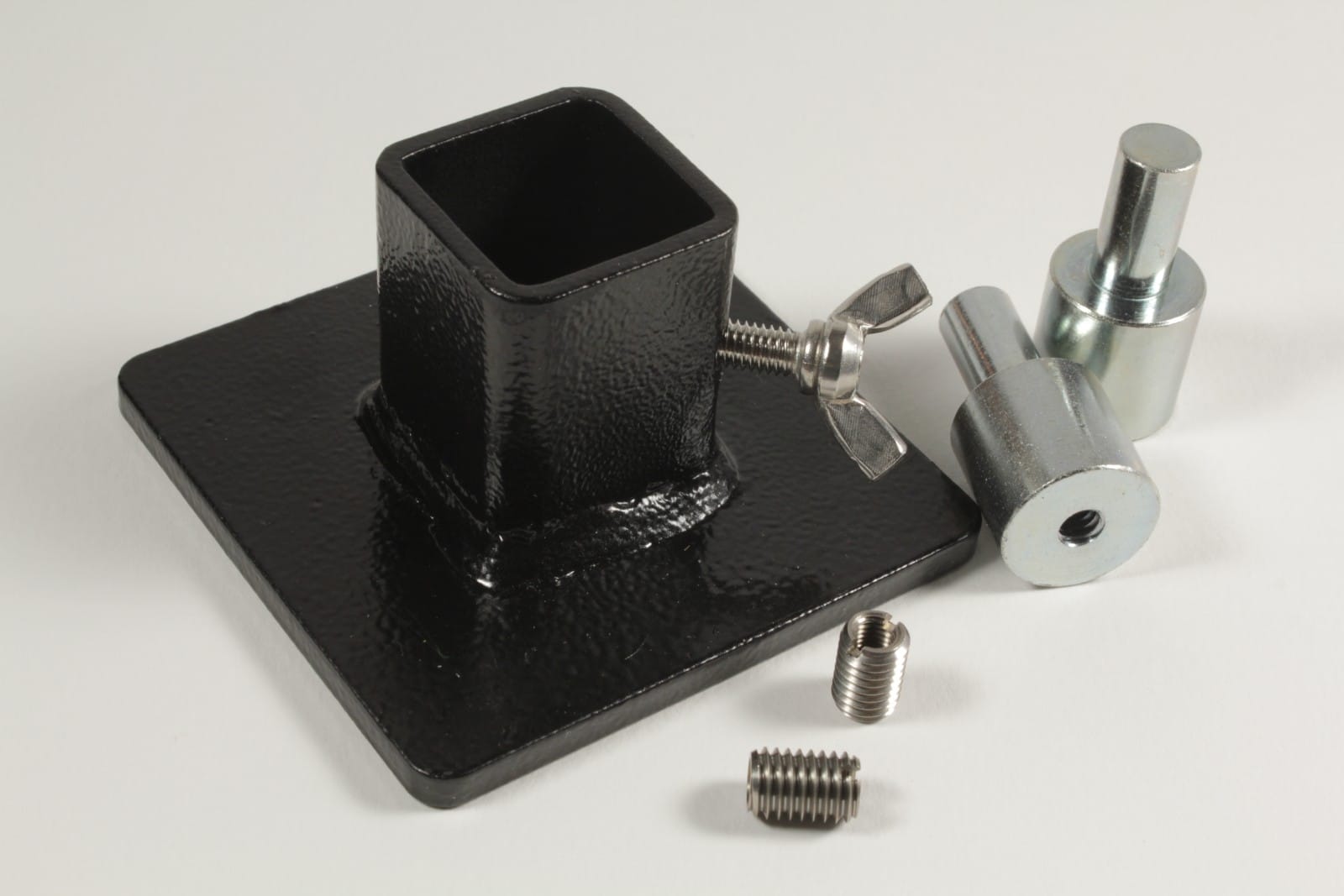 Hideout Craft arbor press multi-tool adapter set with 27mm foot adapter and dual ram inserts