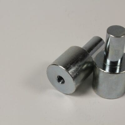 rbor press ram adapter 10mm insert angled view showing two units