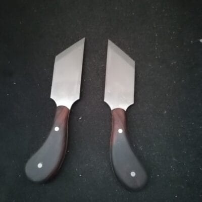 Right-handed leather skiving knife