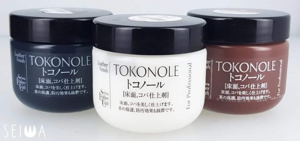 Seiwa Tokonole burnishing gum 120g for leather edge finishing and burnishing