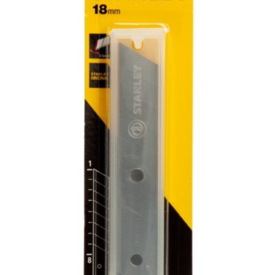 Stanley 18mm snap off blades 10 pack retail pack
