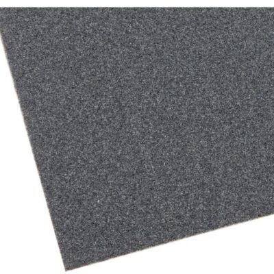 Wet and dry abrasive sheet for leather edge sanding and workshop finishing