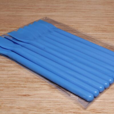 Blue plastic glue spreaders pack of 10 for applying leather adhesive