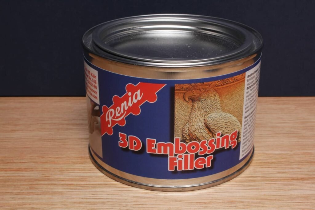 Renia 3D Embossing Filler 160g – ready-to-use leather embossing filler for raised decorative work