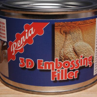 Renia 3D Embossing Filler front label – ready-to-use leather carving and embossing filler