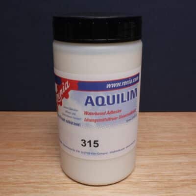 Renia Aquilim 315 water-based contact adhesive 500g for leather and mixed-material work