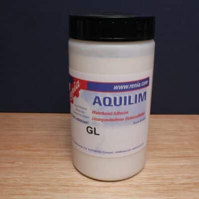 Renia Aquilim GL water-based stitching adhesive 500g for sewing through bonded leather