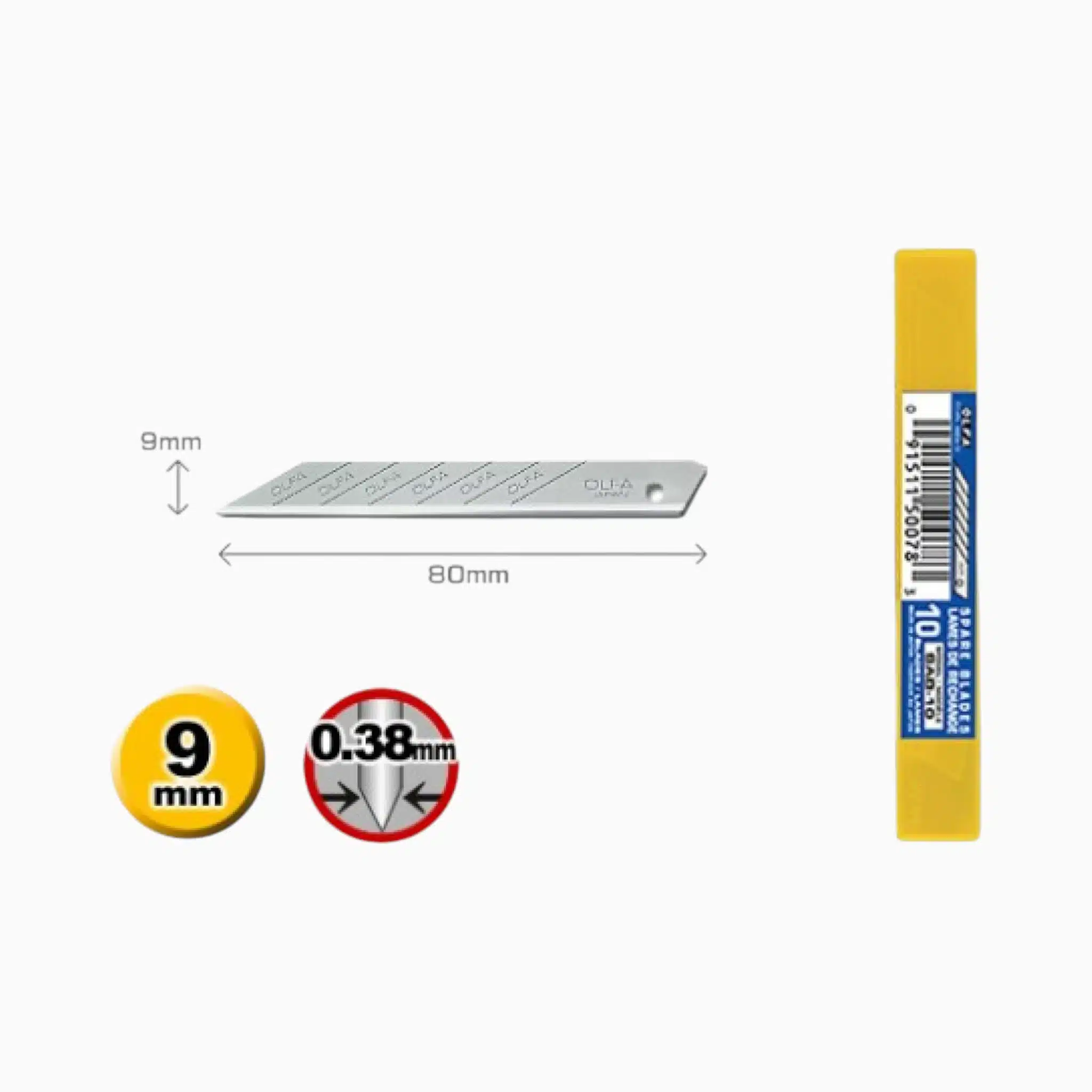 OLFA SAB-10 pack of 10 replacement snap-off blades